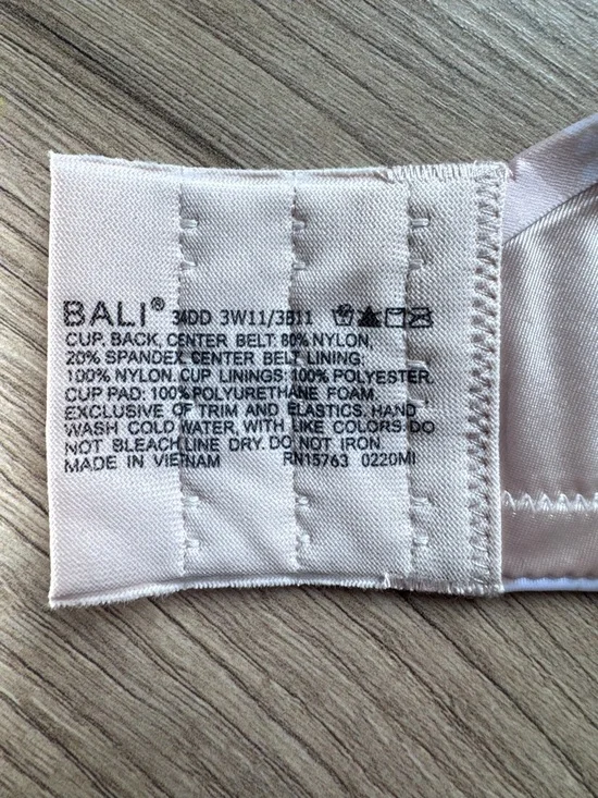 Bali Sandshell Bra 34DD - Picture 5 of 6